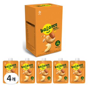 CJ제일제당 밸런스밀 프로틴 쉐이크 견과 5p, 225g, 4개