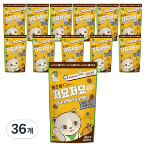 캐츠랑 고양이 저요저요 종합보양간식, 닭고기, 60g, 36개