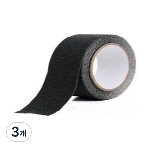 그루터기친구 6논슬립테이프 검정 5cm x 20m, 3개