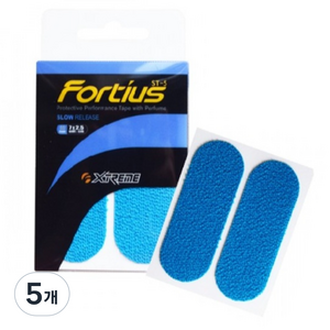 익스트림 포르티우스 타이밍 프리컷 볼링 테이프 40p, 블루, 5개