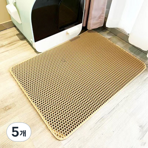 블루포그 고양이 사막화방지 모래 매트, 06 카키, 5개