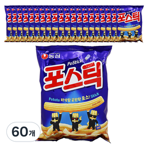 포스틱 과자, 84g, 60개