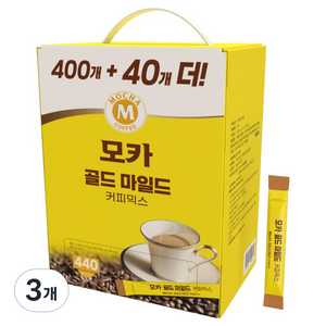 모카씨엔티 골드마일드 커피믹스, 12g, 3개, 440개입