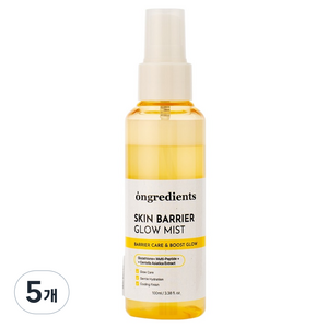 온그리디언츠 스킨 베리어 속광 미스트, 5개, 100ml