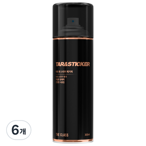 더클래스 타르 앤 스티커 제거제, 300ml, 6개