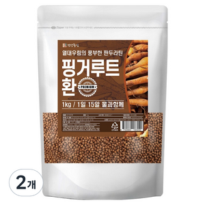 건강중심 핑거루트 환, 1kg, 2개
