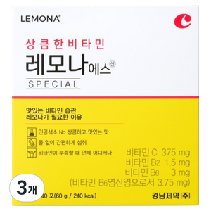 레모나 에스산 비타민C 40p, 60g, 3개