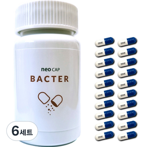 아쿠아리오 네오캡 박터 어항 분말 박테리아제 20p, 6세트