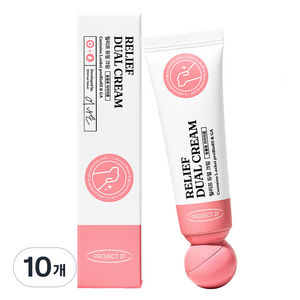 프로젝트21 반려동물 릴리프 듀얼 크림, 25g, 10개