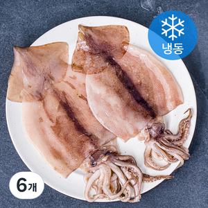 김씨밥 깔끔하게 손질한 오징어 (냉동), 300g(2~3미), 6개
