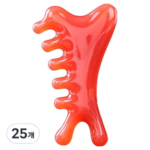 굿썸 컴팩트 두피 마사지기 6 x 10 x 2 cm 42g, 25개, 레드 소개 2