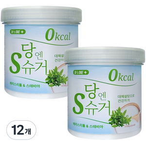 닥터스원 당엔 S슈거 0kcal 대체설탕 에리스리톨 스테비아, 350g, 12개