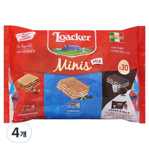 로아커 웨하스 미니스 믹스, 300g, 4개
