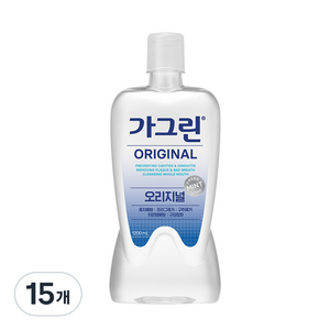 가그린 오리지널 구강청결제, 1.2L, 15개