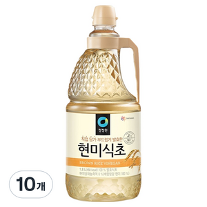 청정원 현미식초, 1.8L, 10개