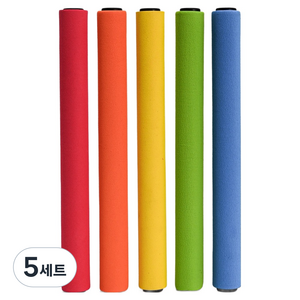 파티쇼 고급형 이어달리기 바톤 5종 세트, 레드, 오렌지, 옐로우, 그린, 블루, 5세트