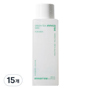 이니스프리 그린티 스킨 포맨, 150ml, 15개