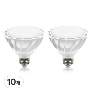 샛별하우스 LED PAR30 E26 확산형 전구 15W 화이트, 주광색, 10개