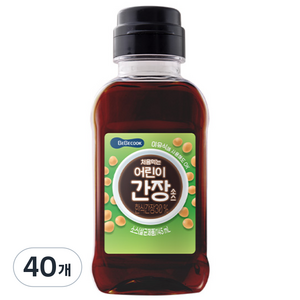 베베쿡 처음먹는 어린이 간장소스, 한식 간장, 145ml, 40개