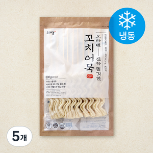 오마뎅 진짜 쫄깃한 꼬치어묵 (냉동), 500g, 5개