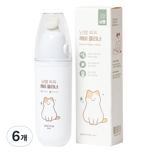 냥쌤 쏙쏙 깨비 고양이 피부 클리너, 30ml, 6개