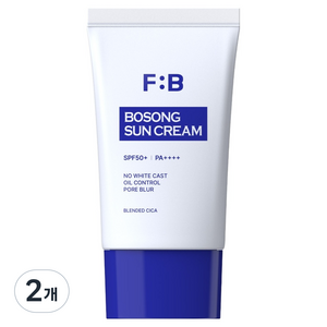 포뷰트 보송 선크림 SPF50+ PA++++, 2개, 50ml