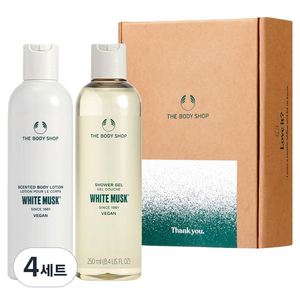 더바디샵 화이트 머스크 250ML 2종 선물세트, 4세트
