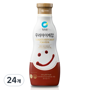 청정원 우리아이 토마토 케찹, 620g, 24개