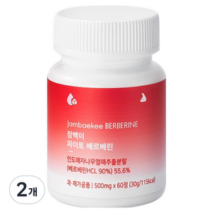 잠백이 파이토 베르베린 매자나무추출물 60p, 30g, 2개
