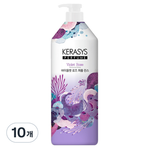 케라시스 퍼퓸 린스 바이올렛 로즈, 1L, 10개