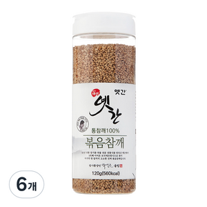 옛간 볶음참깨, 6개, 120g