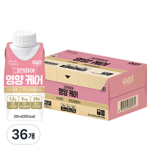 그린비아 영양 케어 영양식 구수한맛, 200ml, 36개