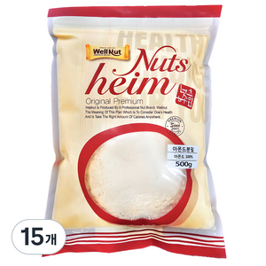 너츠하임 아몬드분말, 500g, 15개