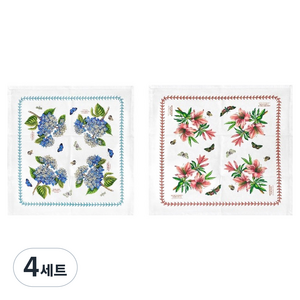 포트메리온 보타닉가든 메도우 면냅킨 2종 세트, B형, 4세트, 2개