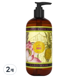 큐가든 파인애플 핑크로터스 핸드워시, 500ml, 2개