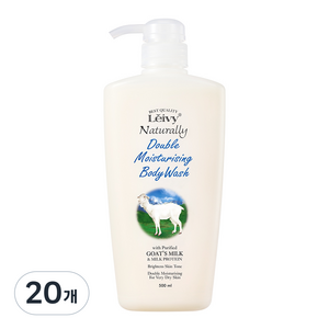 레이비 산양유 바디워시 플로럴 코튼향, 500ml, 20개