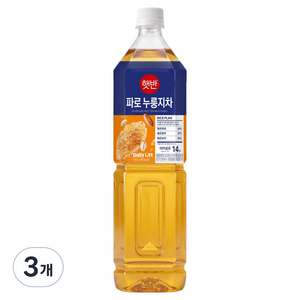햇반 파로 누룽지차, 3개, 1.5L