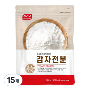 OQB 감자전분, 500g, 15개