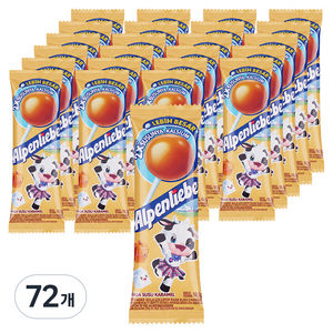 알펜리베 롤리팝 카라멜맛, 72개, 10.5g