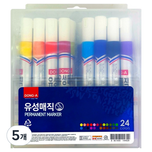동아 유성매직, 24색, 5개