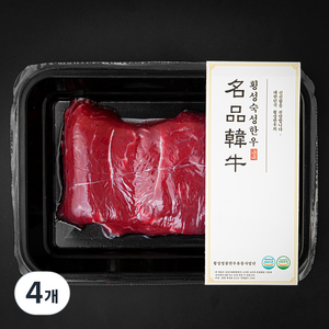 횡성명품한우 횡성한우 사태 2등급 국거리용 (냉장), 300g, 4개