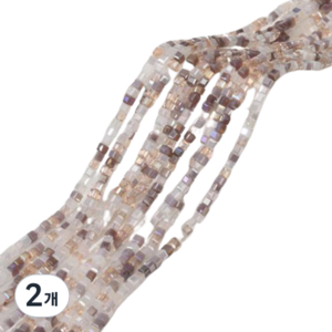 알로데 아이스크림 큐브 DIY 비즈 2.5mm 190p, TYPE 09, 2개