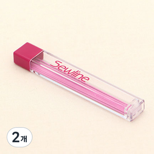 쏘우라인 재단용 초크 리필 5.7cm, PINK, 2개