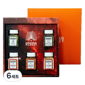 딜리셔스마켓 NEW 시즈닝 조미료 5종 선물세트 1kg, 6세트