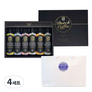 그때커피 더치커피 세트 + 쇼핑백, 6종, 4세트