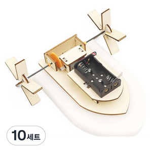 티처스 STEAM 전동 더블 휠 수상보트 F-31, 10세트