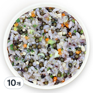 짱죽 실온이유식 완료기 아기밥 13개월부터, 160g, 10개, 렌즈콩포크밥
