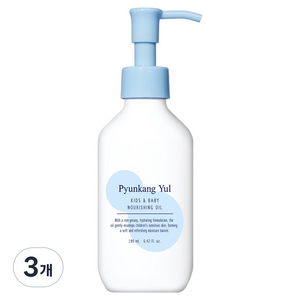 편강율 키즈 앤 베이비 너리싱 오일, 3개, 190ml