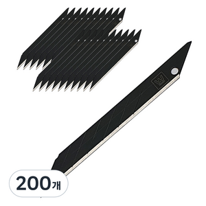 화신 커터날 30도 블랙 SK2H, 200개