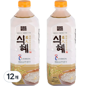 하늘청 식혜 오리지날, 1.8L, 12개